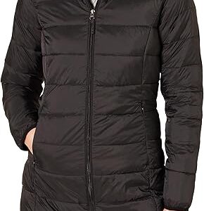 Amazon Essentials Women's Lightweight Water-Resistant Packable Hooded Puffer Coat (Available in Plus Size)