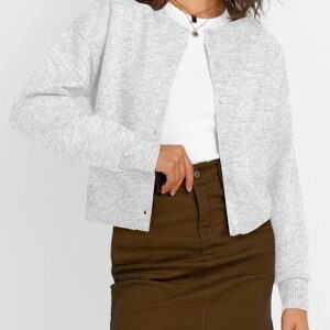 Cropped Lightweight Cardigan Sweaters for Women