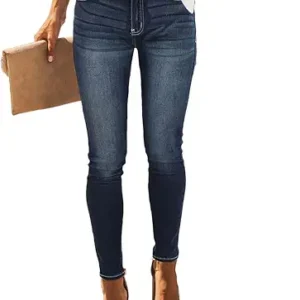 Amazon Essentials Women's Mid Rise Curvy Skinny Jeans